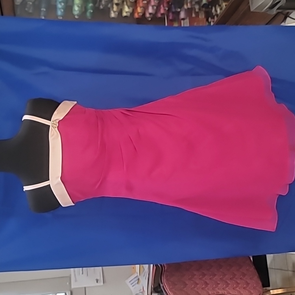 Davinci bridal little girl party dress sz 8 color violet/cotton candy